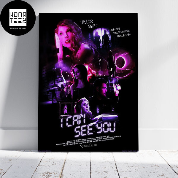 Taylor Swift I Can See You Taylor Version Neon Fan Gifts Home Decor Poster  Canvas - Honateez