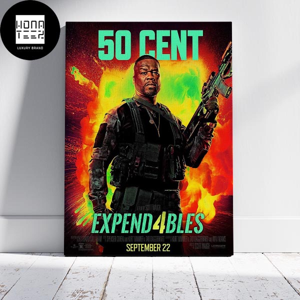 50 Cent Expend4bles September 22 Fan Gifts Home Decor Poster Canvas -  Honateez