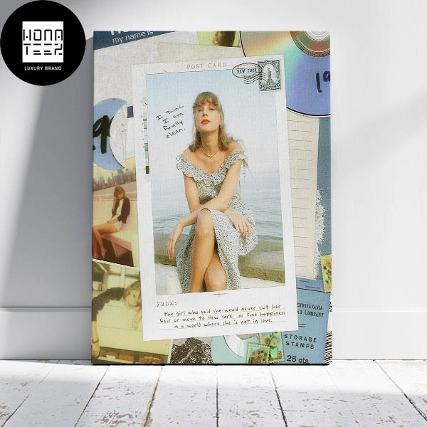Taylor Swift 1989 Taylor Version I Think I Am Finally Clean Fan Gifts Home  Decor Poster Canvas - Honateez