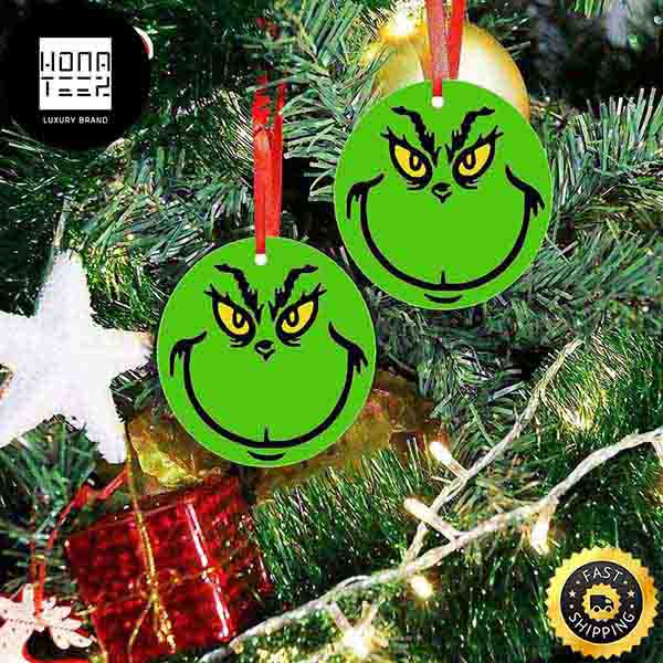 Grinch Christmas Ornaments Tree Decorations Wood Accessories