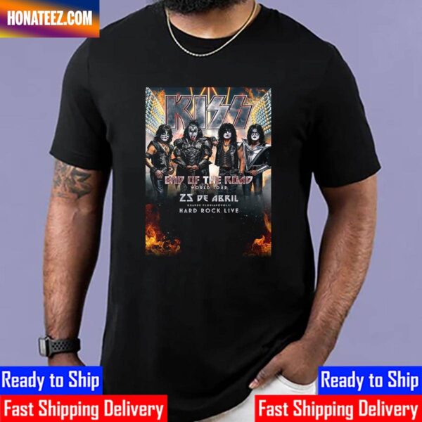KISS End Of The Road World Tour Poster Classic T-Shirt