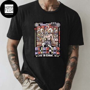 Blink-182 Live In Elmon Poster T-Shirt