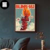 Blink-182 Live In Elmon Poster Canvas