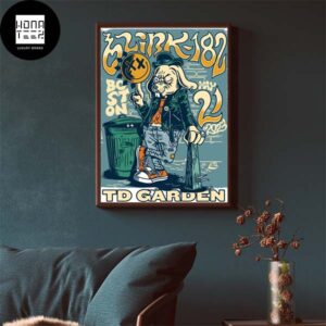 Blink-182 TD Garden Poster Canvas
