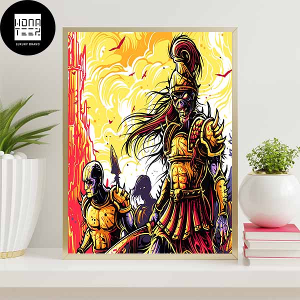Iron Maiden Alexander The Great 2 The Future Pass Tour 2023 Home Decor Poster Canvas