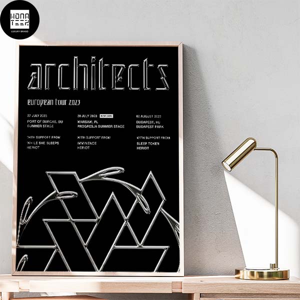 Architects European Tour 2023 Gift For Fans Home Decor Poster Canvas
