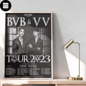 BVB And VV Tour 2023 Hot Topic Home Decor Poster Canvas