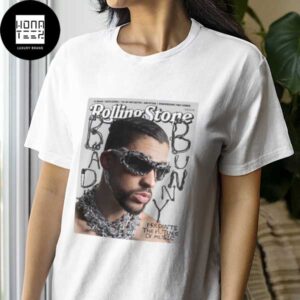 Bad Bunny Rolling Stone Presents The Future Of Music Fan Gifts Classic T-Shirt