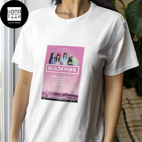 Black Pink Hyde Park London 02 July 2023 T-Shirt