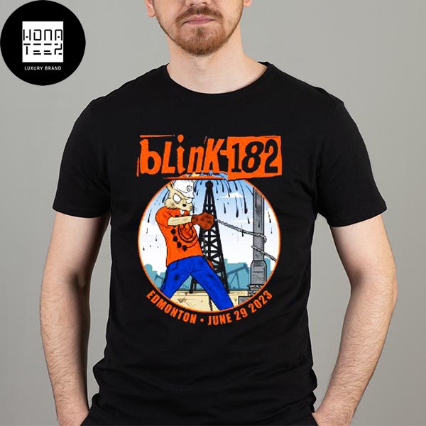 Blink-182 Edmonton Alberta Canada Rogers Place June 29 2023 Bunny Electronic Fan Gifts Classic T-Shirt