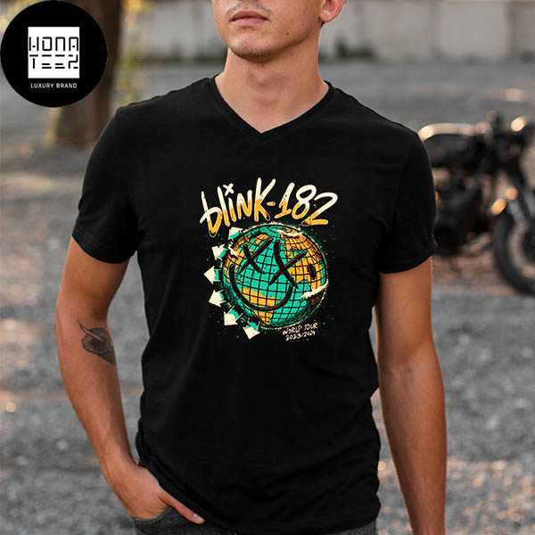 Blink-182 World Tour 2023 2024 Happy Earth Fan Gifts Classic T-Shirt