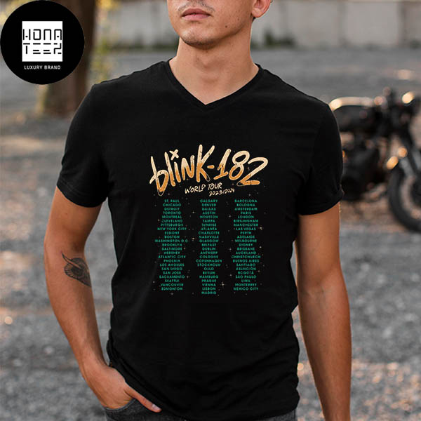 Blink-182 World Tour 2023 2024 Timeline Fan Gifts Classic T-Shirt