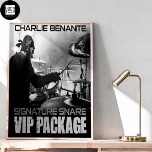Charlie Benante Signature Snare Vip Package Back Home Decor Poster Canvas