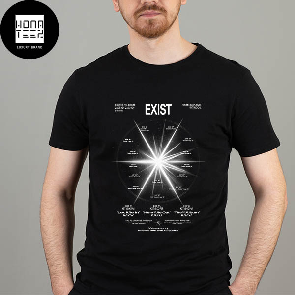 Exo The 7th Album Exist From Exo-Planet With Exo-L Classic T-Shirt