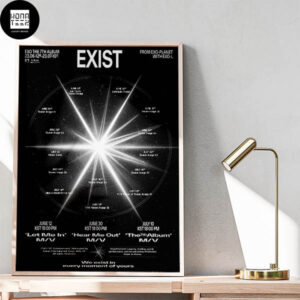 Exo The 7th Album Exist From Exo-Planet With Exo-L Home Decor Poster Canvas