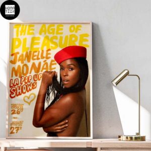 Janelle Monae The Age Of Pleasure La Pop Up Shows 26th And 27th June Fan Gifts Home Decor Poster Canvas