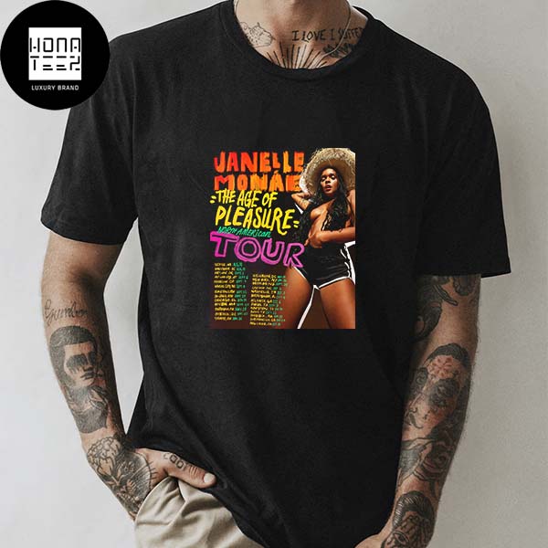 Janelle Monae The Age Of Pleasure North American Tour 2023 T-Shirt