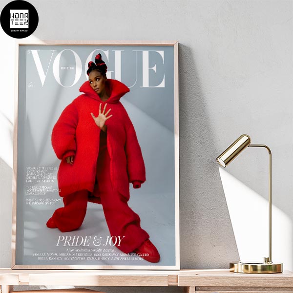 Janelle Monae The Cover Of British Vogue Pride And Joy July 2023 Fan Gifts Home Decor Poster Canvas