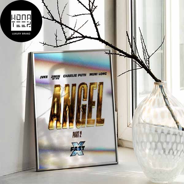 Jimin BTS New Song Angel Part 2 OST Of The New Fast And Furious Movie Fast X Home Decor Poster Canvas
