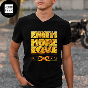 Kings X Faith Hope Love Golden Logo Fan Gifts Classic T-Shirt