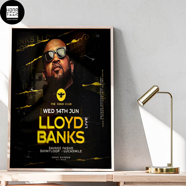 Lloyd Banks Live The Suho Club Suho Garden Meydan Home Decor Poster Canvas