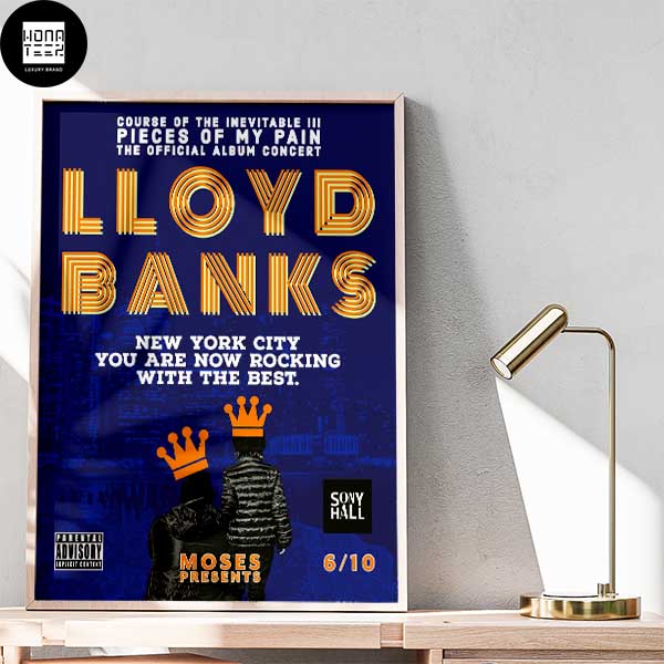 Lloyd Banks New York City You Are Now Rocking With Best Home Decor Poster Canvas