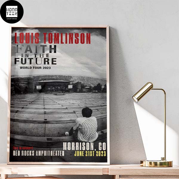 Louis Tomlinson Faith In The Future World Tour 2023 June 21st Morrison CO Fan Gifts Home Decor Poster Canvas