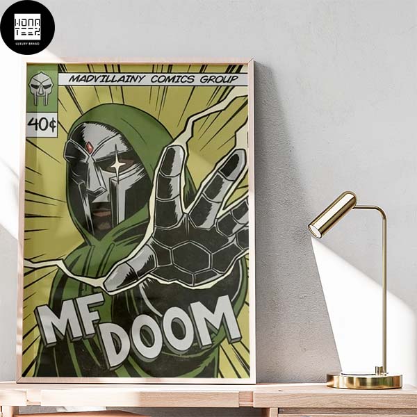 MF Dome Mask Madvillainy Comics Group Retro Home Decor Poster Canvas