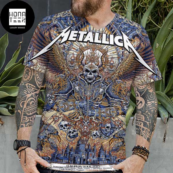 Metallica M72 Gothenburg European Tour June 15-18 2023 Gift For Fans All Over Print Shirt