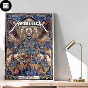 Metallica M72 Gothenburg European Tour June 15-18 2023 Gift For Fans Home Decor Poster Canvas