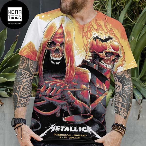 Metallica M72 World Tour No Repeat Weekend Download Fest At Donington England June 10 2023 All Over Print Shirt
