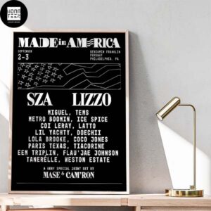 Mia Fest September 2023 Philadelphia PA SZA Lizzo Home Decor Poster Canvas