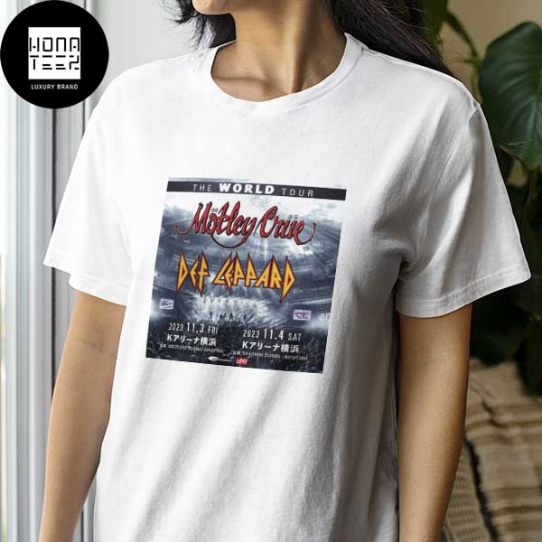 Motley Crue And Def Leppard The World Tour 2023 Heading To Japan Fan Gifts Classic T-Shirt