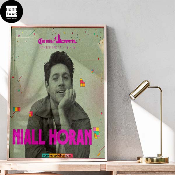 Niall Horan At Corona Capital In This November 2023 Home Decor Poster Canvas