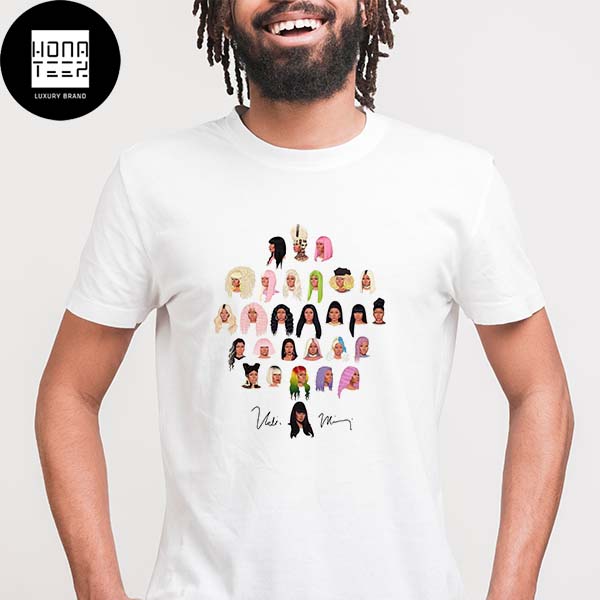 Nicki Minaj With Different Hairs In All Albums Classic T-Shirt
