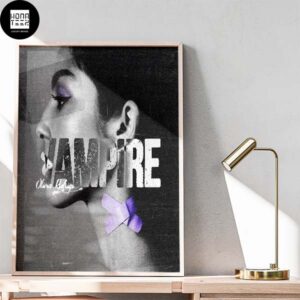 Olivia Rodrigo New Single Vampire Fan Gifts Home Decor Poster Canvas