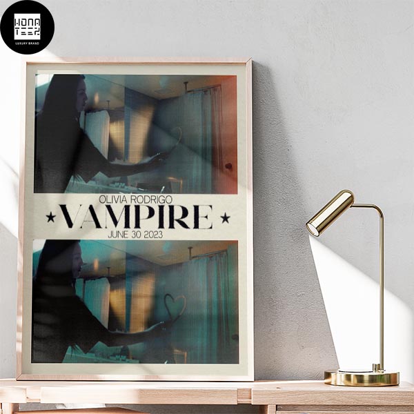 Olivia Rodrigo New Single Vampire June 30 2023 Fan Gifts Home Decor Poster Canvas