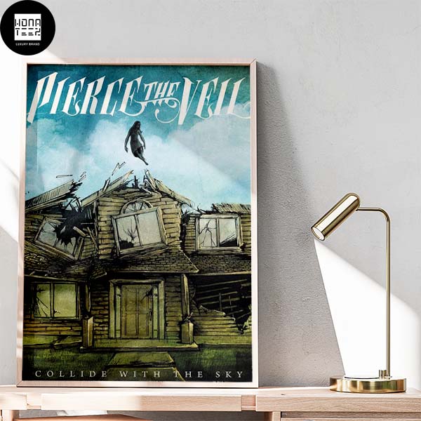 Pierce The Veil Collide With The Sky And Destructive House Home Decor Poster Canvas