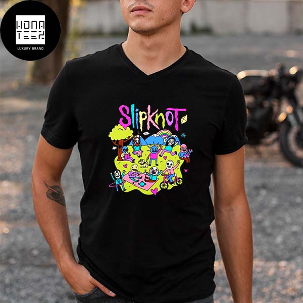 Slipknot American Heavy Metal Band Cartoon Classic T-Shirt