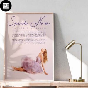 Taylor Swift Speak Now Taylor Version Collaborations with Hayley Williams And Fall Out Boy On July 7th Home Decor Poster Canvas