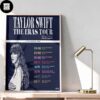 Taylor Swift The Eras Tour May 2023 Nashville Tennessee Home Decor Poster Canvas