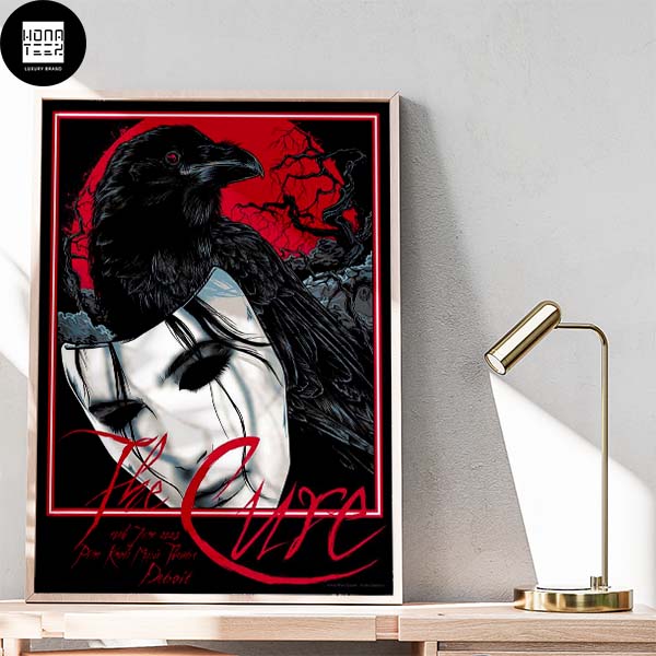 The Cure 13th June 2023 Pine Knob Music Theatre Detroit On Stage Fan Gifts Home Decor Poster Canvas