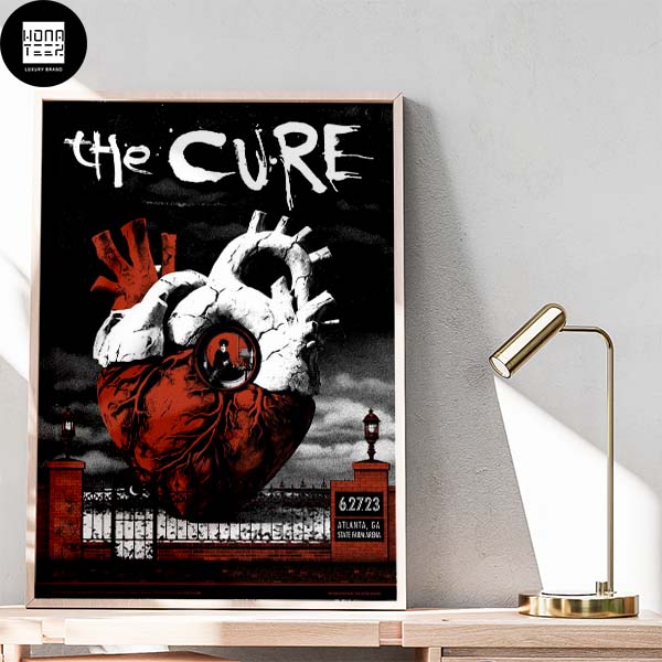 The Cure Atlanta GA State Farm Arena 27th June 2023 Fan Gifts Home Decor Poster Canvas