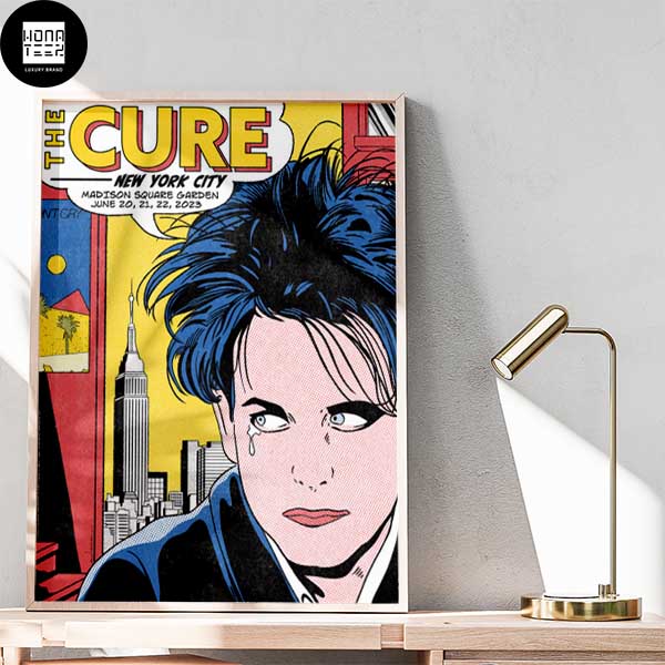 The Cure New York City Event Madison Square Garden June 20-22 2023 Fan Gifts Home Decor Poster Canvas