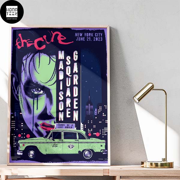 The Cure New York City Madison Square Garden June 21 2023 Ver 2 Fan Gifts Home Decor Poster Canvas