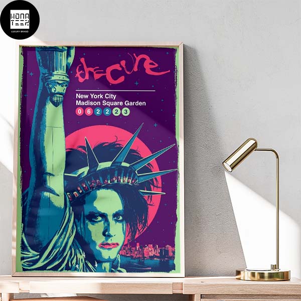 The Cure New York City Madison Square Garden June 22 2023 Ver 3 Fan Gifts Home Decor Poster Canvas