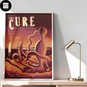 The Cure North America Tour 2023 Moda Center Portland OR Home Decor Poster Canvas