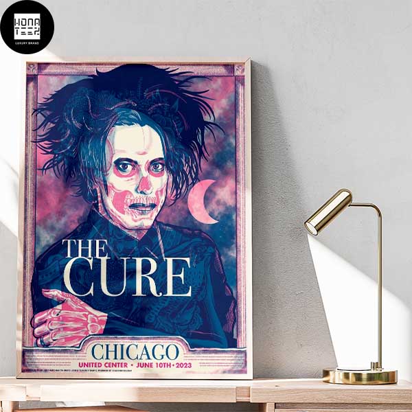 The Cure Shows Of A Lost World 2023 Chicago United Center June 10th Fan Gifts Home Decor Poster Canvas