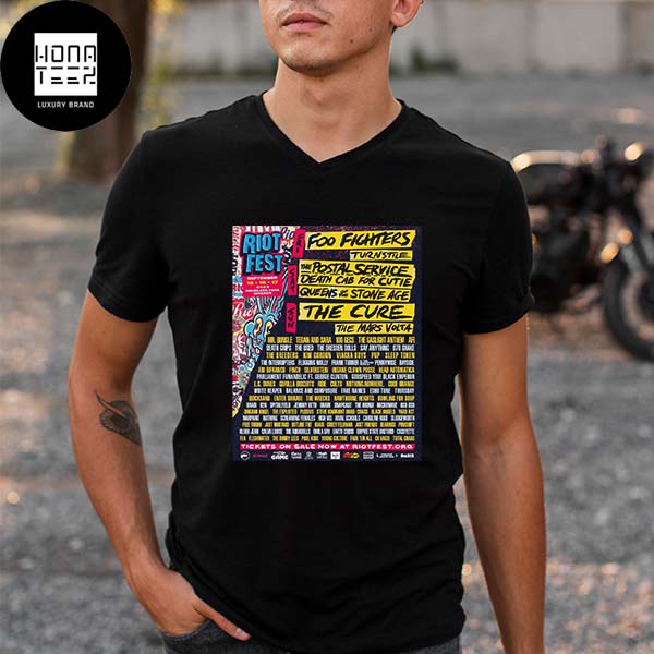 The Riot Fest September 15 16 17 2023 At Douglass Park In Chicago Gift For Fans Classic T-Shirt