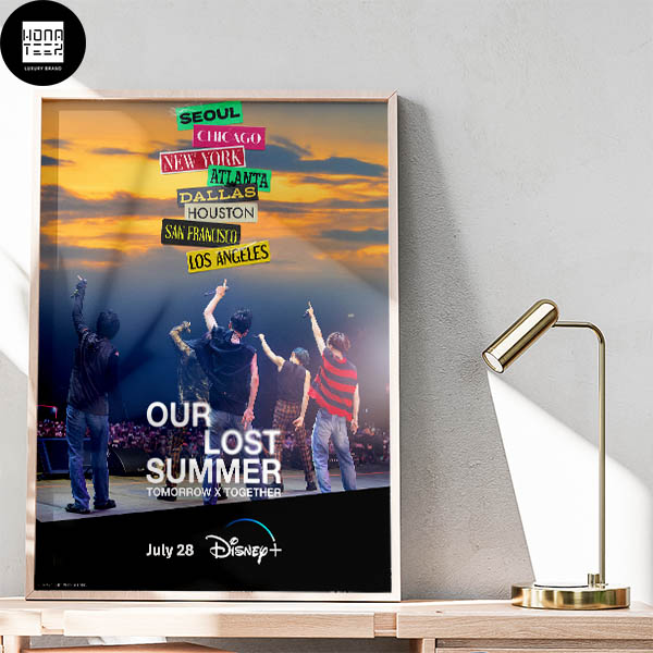 Tomorrow X Together Our Lost Summer Disney June 28 Fan Gifts Home Decor Poster Canvas